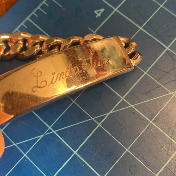 Sterling silver name plate bracelet - Picture 7 of 13